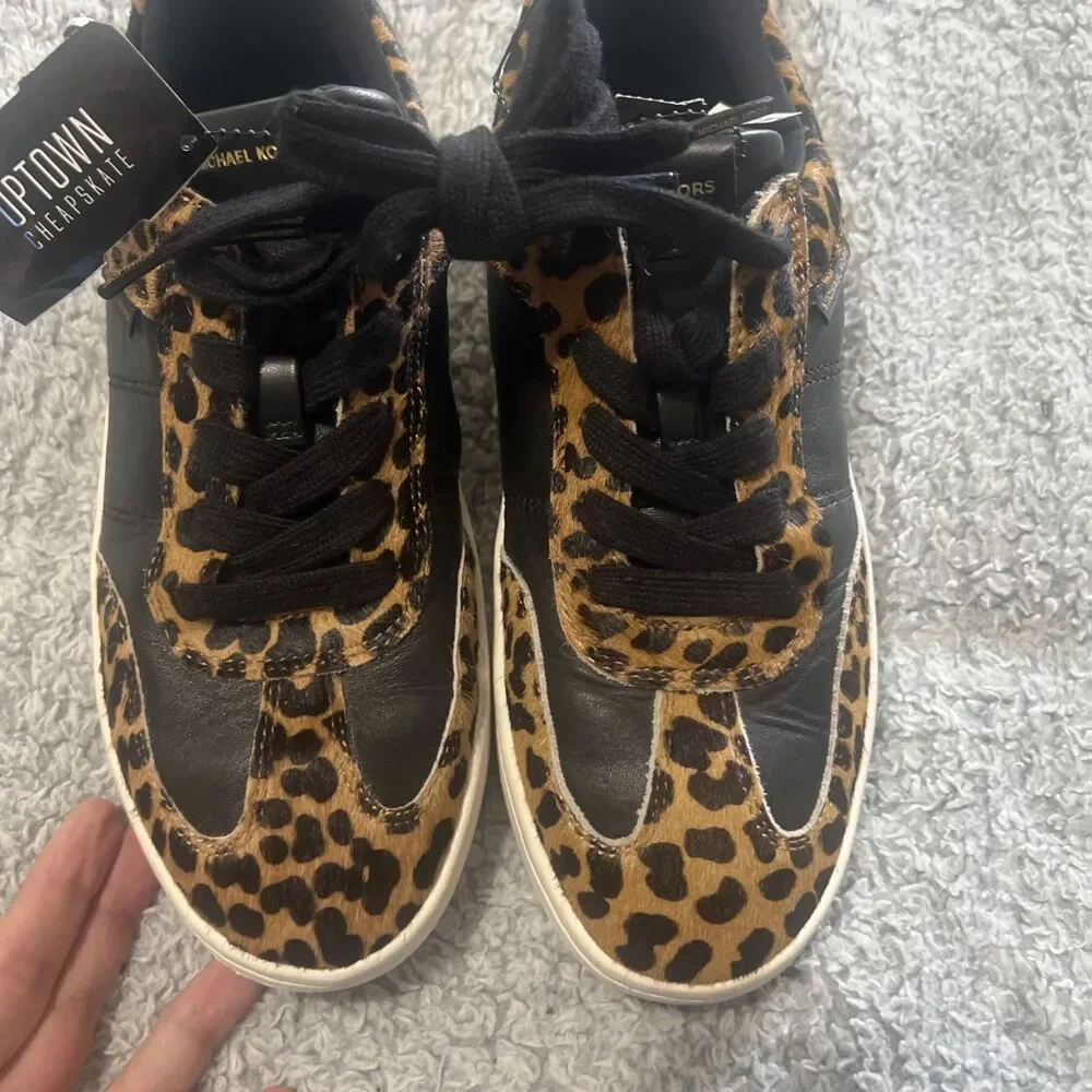 Michael Kors animal print fur leather sneakers Fashion Y2K